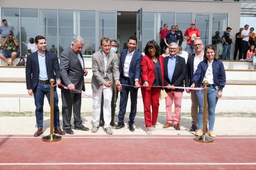 inauguration complexe sportif amandiers