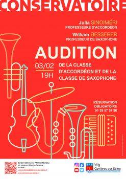 audition saxophone et accordéon