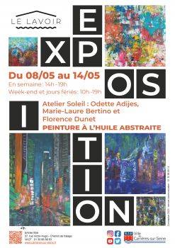 Expo lavoir Atelier soleil affiche