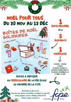 Boîtes solidaires FCPE