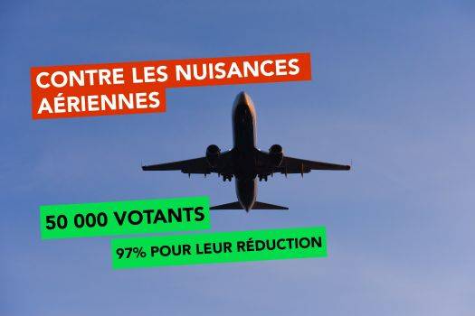 Consultation sur les nuisances aériennes.