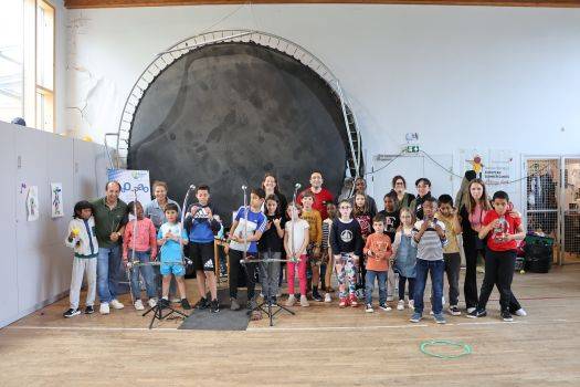 Initiation au Bao-Pao avec les enfants du centre de loisirs accompagnés de Stéphanie De Freitas