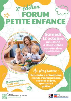 AFFICHE FORUM PETITE ENFANCE 2024