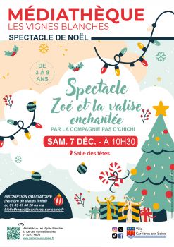 Médiathèque spectacle Noël 2024