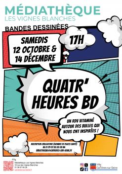 Quatr'heures BD médiathèque oct/déc