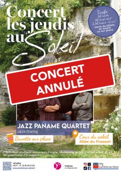 Annulation concert Jeudis au Soleil