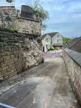 Rue de la Fontaine toujours barrée