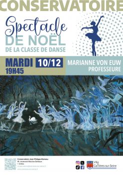 Spectacle de Noël de la classe de danse