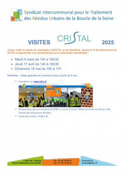 Visiter le centre de valorisation CRISTAL