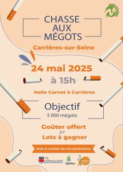 Chasse aux mégots 24 mai 2025