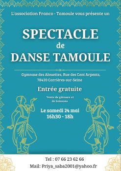 Spectacle de danse tamoule 2025