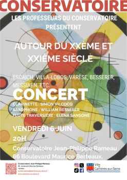Affiche conservatoire invite 6 juin