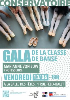 Affiche gala de danse 2025