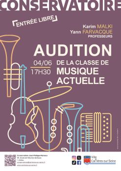 Auditions de la classe musique actuelle juin