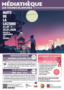 Nuits de la lecture médiathèque 2026