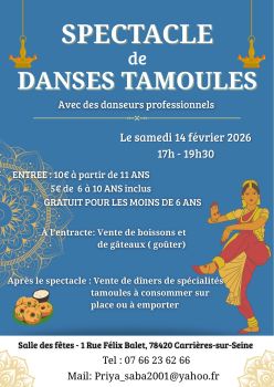 SPectacle de danses tamoules 