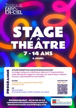 Stage de théâtre arc en ciel février 2026