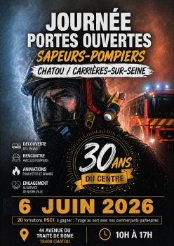 affiche jPO POMPIER