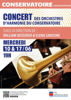 Concert des orchestres d'harmonie 10 et 17062026