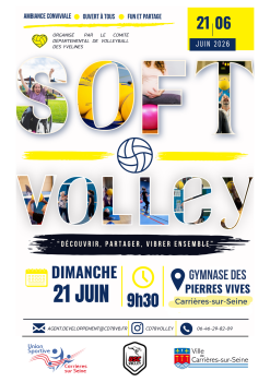 Affiche soft volley