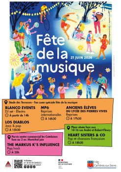 Affiche fête de la musique 2026