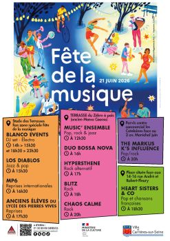Affiche fête de la musique 2026