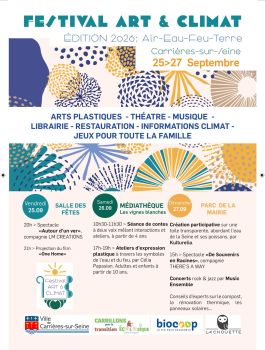 Programme du festival ART et CLIMAT