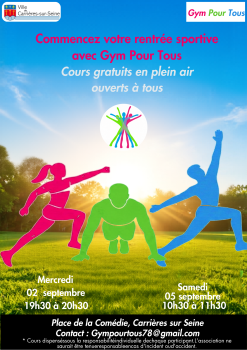 Gym pour tous septembre