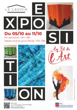 affiche lavoiir au fil de l'art
