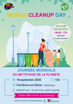 World Clean Up - Ramassage citoyen 19 septembre 