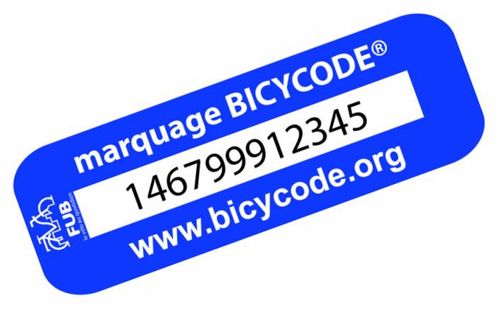 étiquette bicycode