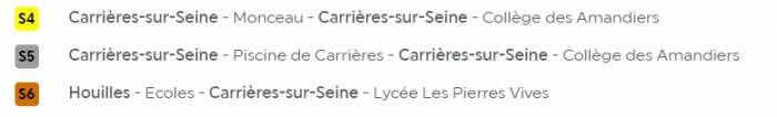 horaires bus en seine