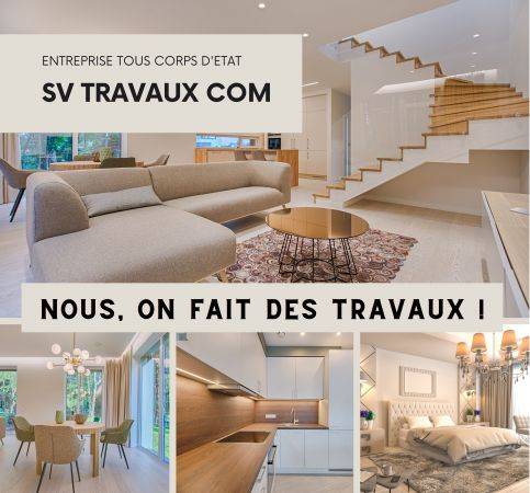 sv travaux entreprise de batiment