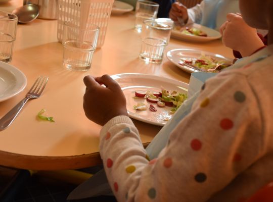 menus à la cantine