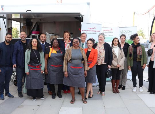 Inauguration 3e Foodtruck des Alouettes