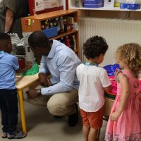 Rentrée des classes 2024/2025 à l'école maternelle Victor-Hugo