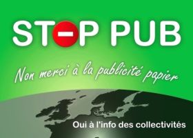 Autocollant stop Pub